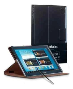 Funda tipo folio negra Verbatim para tablet Samsung Galaxy Note 10.1 - Imagen 1 de 2