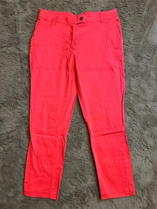 Frauen Stoff Hose H&M Gr. 38 in Rot - Bild 1 von 2