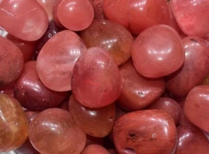 Cherry Quartz Tumble stone x 1 with free gift bag and info 18 - 25 mm approx - Picture 1 of 1
