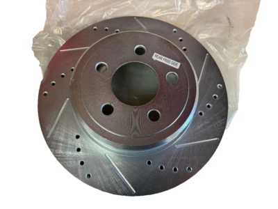 POWERSTOP REAR SLOTTED/DRILLED BRAKE ROTORS AR8362XR AR8362XL CHARGER/CHALLENGER - Image 1 of 4