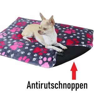 Hundedecke mit Antirutsch 4 cm gepolstert waschbar hochwertig verarbeitet - Bild 1 von 19