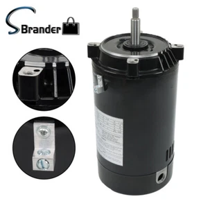 Swimming Pool Pump Motor For Super Pump SP1610Z1MBK 1 HP 3450 RPM - Picture 1 of 11