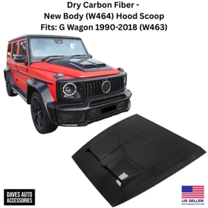 Campana extractora de fibra de carbono seca estilo Brabus clase G W464 se adapta a W463 1990-2018 - Imagen 1 de 16