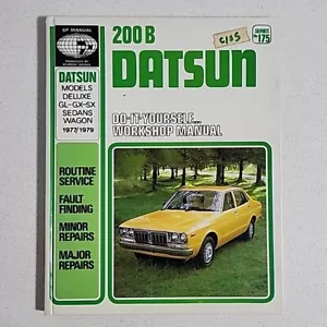 DATSUN 200 B 1977/1979 WORKSHOP SERVICE & REPAIR MANUAL SP SERIES No.175 - Picture 1 of 6