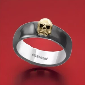 NEW! EFFY MENS’ BLACK SKULL RING/ SIZE 10/ MSRP $250 - Picture 1 of 6