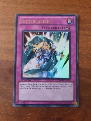 Yu-Gi-Oh Ritterlichkeit - DREV-DE079 - Ultra Rare - Fallenkarte -YuGiOh! Deutsch - Bild 1 von 4