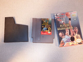 Nes - All-Pro Basketball Nintendo with Box -- Tested