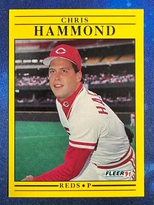 1991 Fleer #65 Chris Hammond Cincinnati Reds - Image 1 of 2