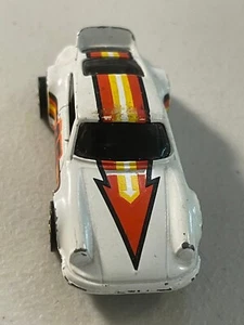 Vintage 1987 Hot Wheels Porsche P-911 Turbo White Gold BW #3969 Hong Kong #95 - Picture 1 of 5