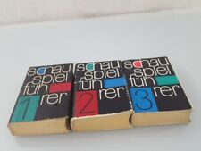 Konvolut 3 Bücher: Schauspielführer in 3 Bänden Berger, Karl Heinz, Kurt Böttche