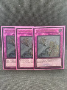 3X Playset Yu-Gi-Oh! Solemn Warning 1st EDITION DREV Ultimate Rare (ENG/ITL) - Picture 1 of 18