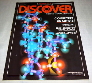 Discover Magazine No #1 (1980) RARE 1st Issue Hurricane Robots EXCELLENT Copy
