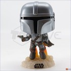 Funko Pop! Star Wars The Mandalorian with Jet Pack Gamestop #408 - loose