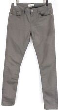 MOS MOSH Bla Trousers Women's W28 Slim Fit Grey Zip Fly