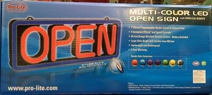Pro-Lite NEON Style LED OPEN Sign - Picture 1 of 4