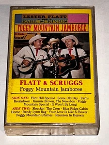 Flatt & Scruggs Foggy Mountain Jamboree Country Music Album Cassette 1F55 - Picture 1 of 4