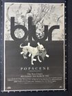 BLUR - POPSCENE 1992 15X11" Press Advert Poster L276
