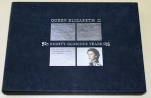 GB 2006 QUEENS 80th ROYAL MAIL COMMEMORATIVE DOCUMENT BOXED UNIQUE SILVER STAMPS - Picture 1 of 11