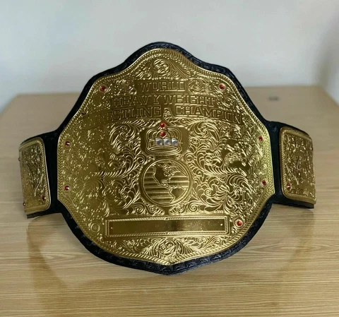 WWE Big Gold World Heavyweight Wrestling Championship Replica Adult Size Belt Cover
