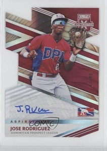 2020 Elite Extra Edition Aspirations Die-Cut Signatures /40 Jose Rodriguez Auto