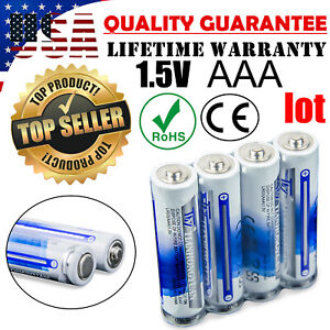 60/120 Pack Aaa Batteries Extra Heavy Duty 1.5v. Wholesale Lot Super Aaa Battery