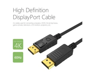 2M DisplayPort auf Display Port Kabel DP auf DP Verbindungskabel 4K - Bild 1 von 12