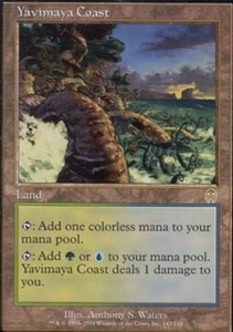 Yavimaya Coast - Heavy Play MTG Apocalypse - Picture 1 of 1