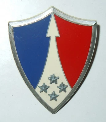 INSIGNE 2° CORPS D'ARMEE - FFA  - ETAT MAJOR - Delsart - Photo 1/2