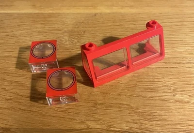 Lego Santa Fe Super Chief (2002) Frontscheibe und Fenster Gebraucht - Bild 1 von 4
