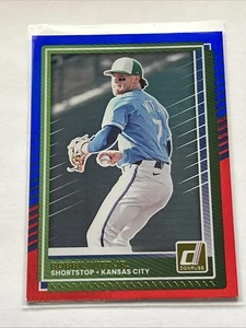 Donruss Baseball 2025 rojo y azul Holo #27 Bobby Witt Jr. !!! ¡LQQK!!! - Imagen 1 de 3
