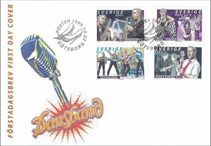 Dansbands Thorleifs Arvingarna Sten & Stanley Lotta Engbergs Sweden FDC 1999 - Picture 1 of 2