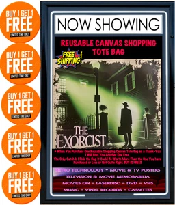 The Exorcist Reusable Canvas Shopping Tote Bag Buy One Get 1 FREE!! - Free Post - Picture 1 of 4