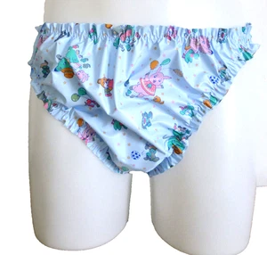 PVC Briefs Panties PVC U Like Vinyl Roleplay Plastic Knickers Pants Blue Mens - Picture 1 of 6