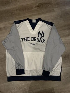 Nike New York Yankees MLB Warmup Windrunner Jacket White/Blue Sz XL - Picture 1 of 3