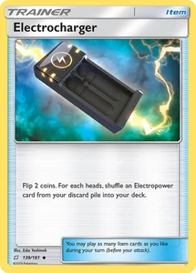 Pokemon - Electrocharger (139/181) [Sun & Moon: Team Up] Reverse Holo - Foto 1 di 1