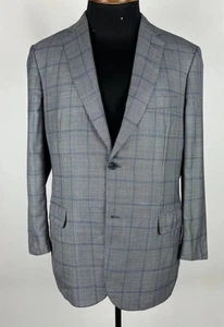 Brioni Wool Blend Men’s Blazer Grey-Blue – Size 52 - Picture 1 of 10
