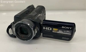 Sony Handycam HDR-SR7 HD HDD Camcorder Powers On Untested - Picture 1 of 5