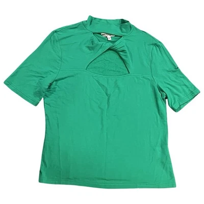 Top Walter Baker Shelby Keyhole recortado verde, para mujer talla XL Foto 1 de 4