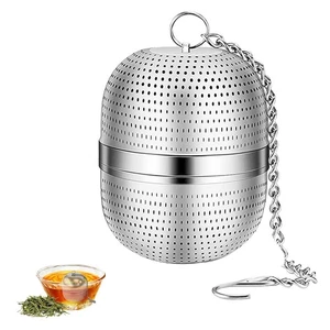 Filtro Per Tè In Acciaio Inox Infusore per Tisane Palline da Tè Filtro de Te - Foto 1 di 7