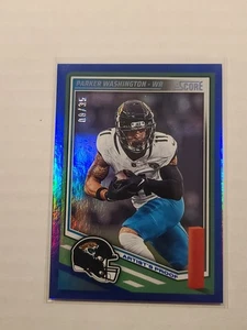 2025 Score Parker Washington #80 Artist's Proof Parallel 8/35 Jaguars - Picture 1 of 2