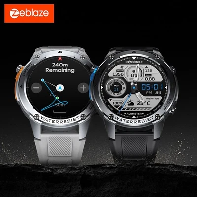 Reloj inteligente Zeblaze Stratos 2 Ultra GPS rastreador de actividad física brújula reloj deportivo para hombres Foto 1 de 4