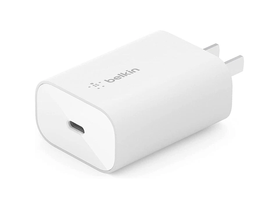Belkin 25W USB-C PD 3.0 PPS Wall Charger (WCA004dqWH)
