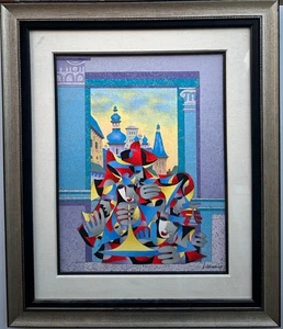 Antole Krasnyansky (Ukrainian, b. 1930-) : Chambered musicals II, serigraph - Picture 1 of 4