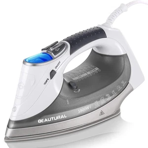 BEAUTURAL 1800-Watt Plancha de Vapor con Pantalla LCD Digital, Doble Capa y Cera... - Imagen 1 de 7