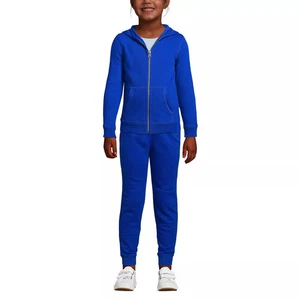Lands' End Kids Zip Front Sweatshirt - X-Large - Cobalt - Picture 1 of 5