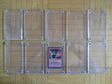 10x Hard Plastik - Toploader - Sammelkarten Protector Hüllen PSA BGS Magic MTG
