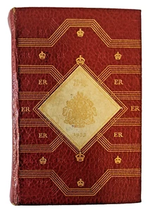 The Oxford Miniature Coronation Bible E-R 1953 Hard Cover Book - Picture 1 of 17