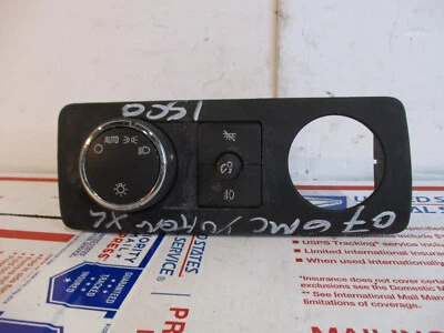 ✅ 2007 YUKON XL ФАРЫ ПЕРЕКЛЮЧАТЕЛЬ ПАРКА ИНТЕРЬЕРА ДИММЕР ПРИБОРНОЙ ПАНЕЛИ ФАРЫ ПРОТИВОТУМАННЫЙ - Изображение 1 из 4