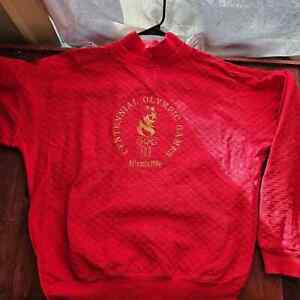 Mens 1996 Atlanta Olympic Games Crewneck Sweater Big and Tall XXL