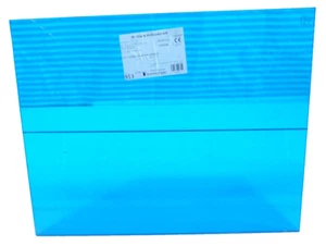 Placa de vidrio lámina azul 52 cm x 65 cm - Imagen 1 de 7